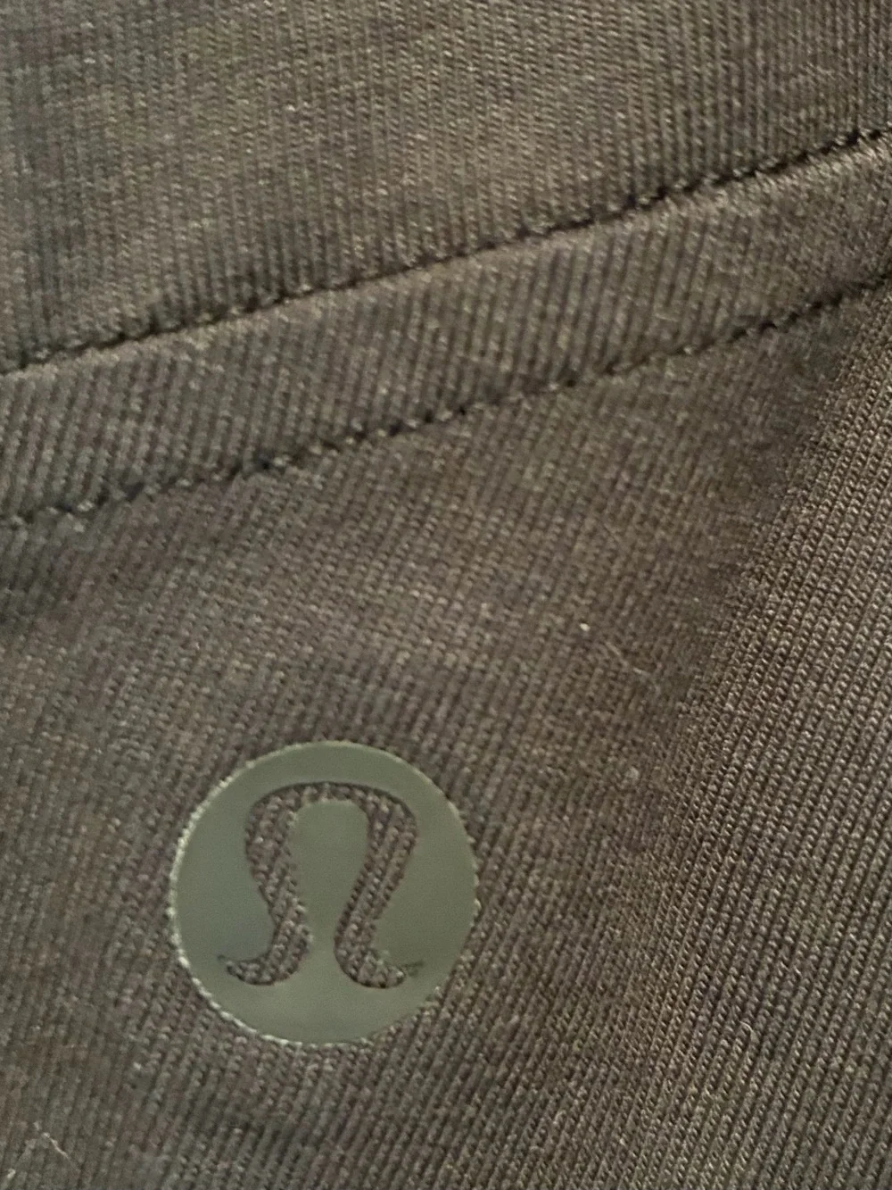 Lululemon Back in Action Long Sleeve Vneck w/Trim Black Sz 6 Cotton LW3HTWS